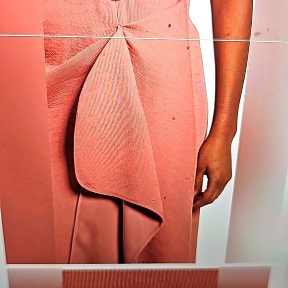 C/MEO Collective Fluidity Draped Midi Dress - Size XS - Picture 15 of 15